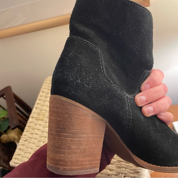 Splendid Black Suede cowboy booties - Size 7 - Picture 4 of 8